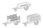  WW II US. Cargo Trailer „Ben Hur“ – Full resin kit 1/48