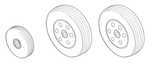 BAe Hawk 100 series - Wheels set for Airfix 