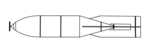 WW II Soviet Bombs FAB 250,  250kg 1/48 (4 pcs) 