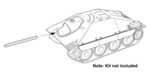 Hetzer 75mm Pak 39 L/48 gun - Metal barrel 1/35 for Tamiya / Italeri / Eduard / Dragon kit