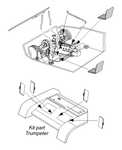 StuG III Ausf.B – Driver´s set 1/72 for Trumpeter kit