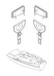 P-39D-Q Airacobra – Front Wheel Bay & Main Wheel Bays‘ Covers 1/48 