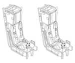 Ejection seat Martin Baker Mk.10 (2 pcs) 1/32