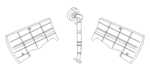 Heinkel He 111P – Tail undercarriage strut and bay 1/32 for Revell kit