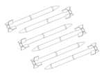 HVAR Rockets 5 inch (6 pcs)