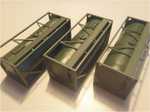  3 Tankcontainer 20 Fuß bronzegrün 