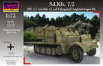 Sd.Kfz.7/2, German aa self propelled gun 3,7 cm Flak 43 (WW.II)