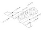 JAS-39C Gripen – Correction Wing racks 1/48 for KittyHawk kit