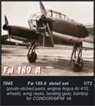 Fw-189A Detail set