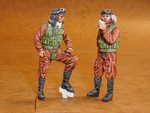 Japanese Navy pilots WW  II (2 fig.)