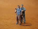 German Bomber Pilots + Ground Crew WW II