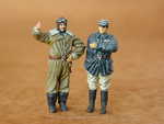 French Pilot + Officer WW I (2 fig.)