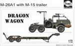 M 26 A1 Dragon Wagon (not armoured) with trailer