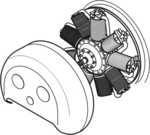 Fokker E.V-engine set