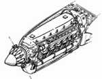 Fw-189A Engine set