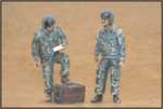 Russian modern Heli. pilots-standing (2 fig.)