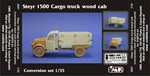 Steyr 1500 Cargo truck wood cab - conversion set for Tamiya