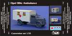 Opel Blitz Ambulance - conversion set for Tamiya