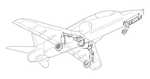 BAe Hawk 100 series – undercarriage set 1/72 for Airfix kit