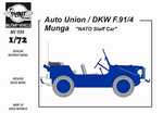 Auto-Union / DKW F91/4 Munga „NATO Staff Car“ full resin kit 1/72