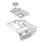 StuG III Ausf. G Correction Roof early version   