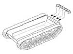 Pz. Kpfw III  Correction Rear hull Armor for Tamiya kit