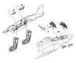 Hawk T.Mk.I - Interior set for Italeri kit 