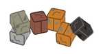 British WW II fuel cans ( 6 pcs )
