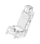  F-16C Ejection seat (ACES II)  for Tamiya / Academy kit 