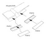 Martin B-57B– Landing flaps 1/48 for Airfix kit