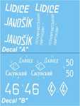 T-34/76 model 1/42, 1943 (UTZM and Type 112) – Decal sheet 1/48
