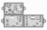 German WW II Fu 2 + Fu 5 tank radio set (2 pcs)1/35