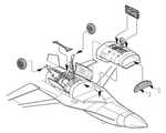 F-16CG/CJ Fightning Falcon Undercarriage set for Academy kit