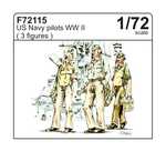 US Navy pilots WW II (3 fig.)