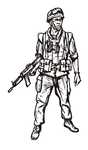 Israeli soldier – road patrol, Lebanon 2006 (1 pc) 1/35