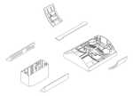 F-104G Starfighter – Undercarriage set 1/72 for Revell 