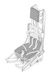 Lockheed C-2 Ejection seat for F-104 C/D/G/J a DJ  1/32