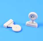 Flamant 312/315 – Main wheels 1/72 for Azur kit 