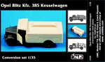 Kfz. 385 Kesselwagen - Conversion set for Tamiya