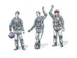 US NAVY Pilots – modern (3 fig.) 1/72
