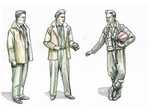 USAF Pilots – modern (3 fig.) 1/72
