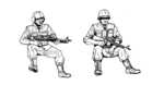 UH Door guners Vietnam (2 fig.)