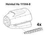 Heinkel He 111H4-H8– Exhausts 1/32 for Revell kit