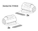 Heinkel He 111H10/H11-16 – Exhausts 1/32 for Revell kit