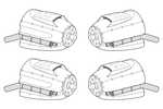 Heinkel He 111 H16-23 – Exhausts 1/32 for Revell kit