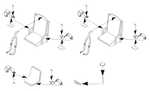 B-24 Liberator – Seats with harness 1/72 for Hasegawa kit