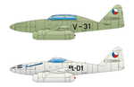 S-92/CS-92 decals (Czechoslovakian Me 262A/B)