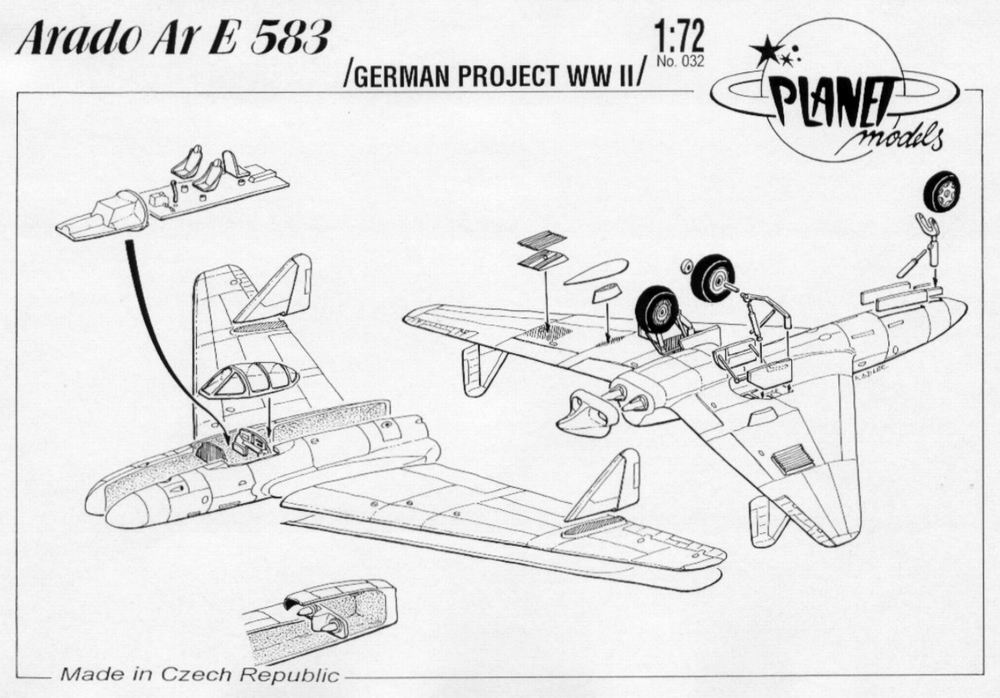 Arado 234 чертеж