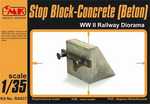 Stop Block-Concrete (Beton) WW II Railway Diorama