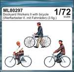 Dockyard Workers II. With bicycle (Werftarbeiter II. Mit Fahrräder)